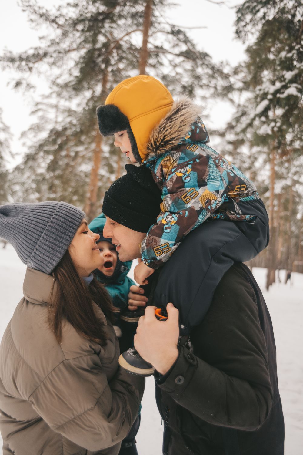 Семейный фотограф Лиза Родина - Новогодние фотопрогулки